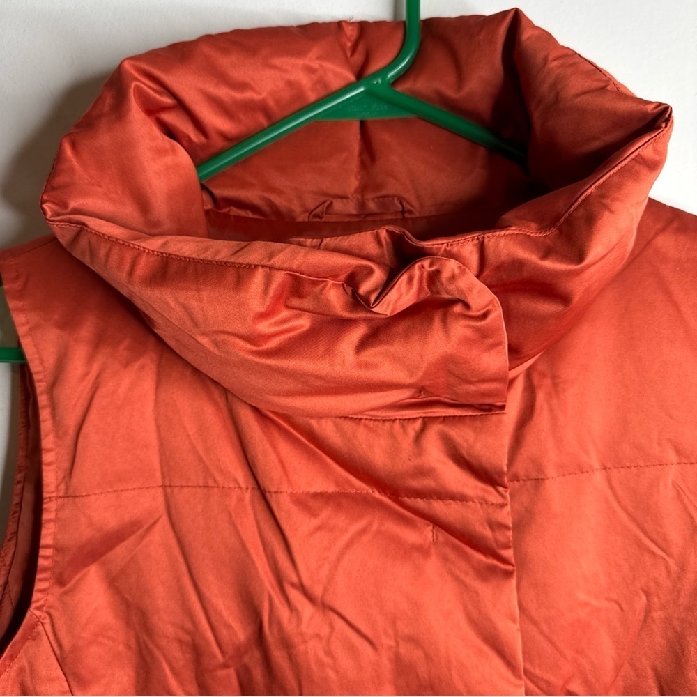 J. Jill Vibrant Orange Quilted Vest - Picture 3 of 8